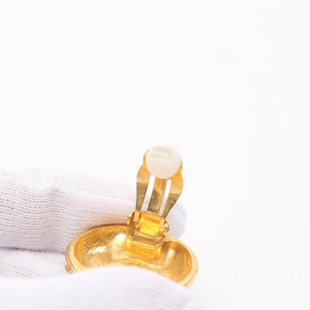 CHANEL Authentic White Logo Earrings - Picture 7 of 7